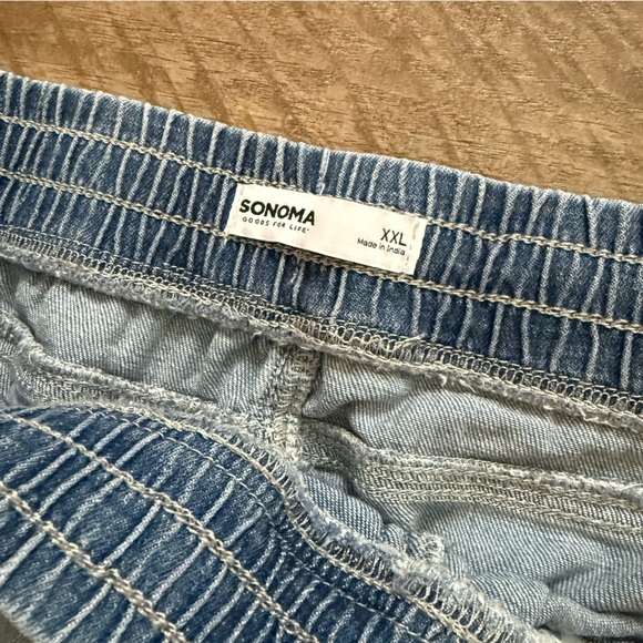 Women's Sonoma Goods For Life® Mid-Rise Denim Jogger Pants | Women’s XXL - Picture 5 of 10